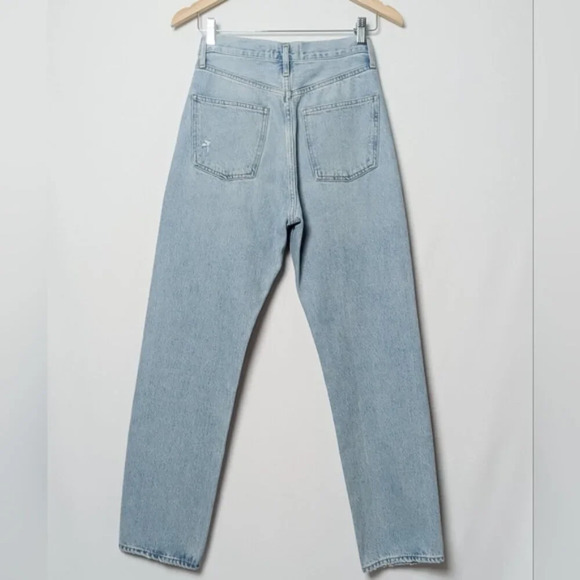 AGOLDE 90's Jeans Loose Light Wash Straight Leg Jean Snapshot 90s Aritzia 24 - Picture 6 of 8
